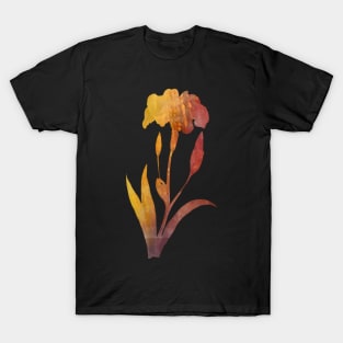 Fall color triangular flower T-Shirt